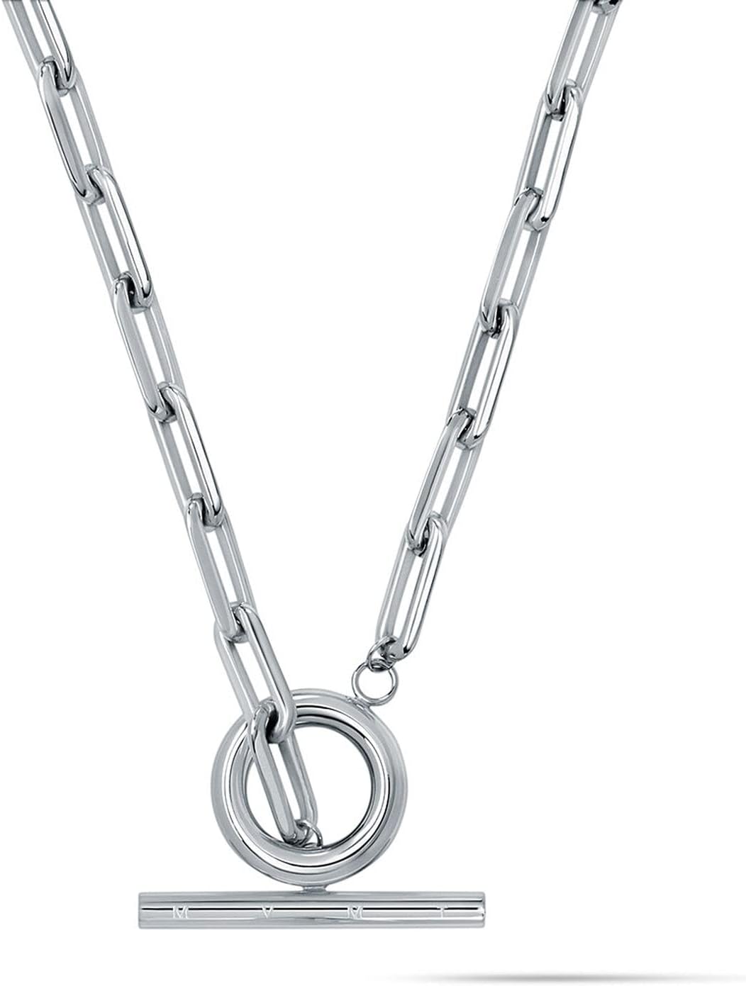 MVMT Women's Cable Chain Necklace | Stainless Steel, Toggle Closure