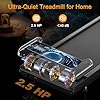 Walking Treadmill Pad with Incline Handle Bar, Silent Fitness Equipment, Treadmill with 4-in-1 Modes, Easy Assembly, Portable Home Gym Equipment