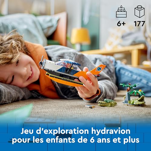 LEGO City 60425 'hydravion de 'explorateur de la jungle - vue 4