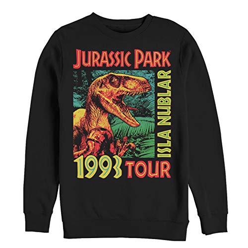 Fifth Sun Jurassic Park Isla Nublar Tour Mens Pullover Crew Fleece