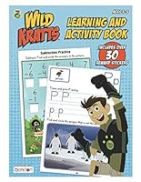 PBS Kids Wild Kratts Educational Early Learning Workbook with Stickers Ages 3-5 1690213418 Book Cover