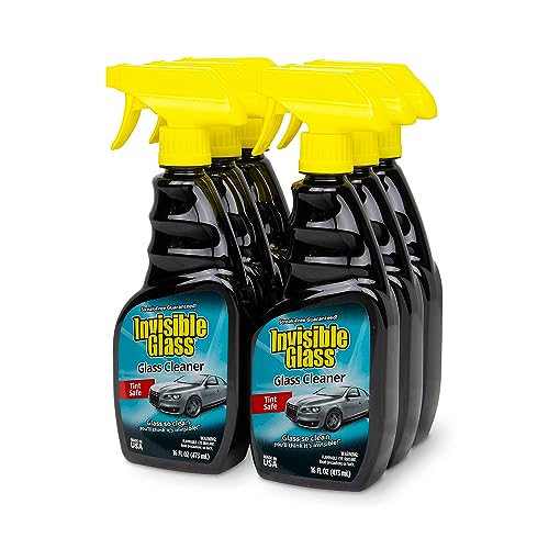 Image of Invisible Glass 92163-6PK Premium Glass Cleaner Spray for Car Windshields and Windows - Automotive and Home Window Cleaner - Streak-Free, Ammonia-Free, Tint-Safe - 16 fl oz (Pack of 6)
