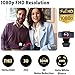 immagine 7Soyerras Webcam per pc con Microfono Stereo/pc Camera con Microfono USB/per Video Chat e Registrazione Compatibile con Windows Mac e Android/Webcam 1080P Full HD