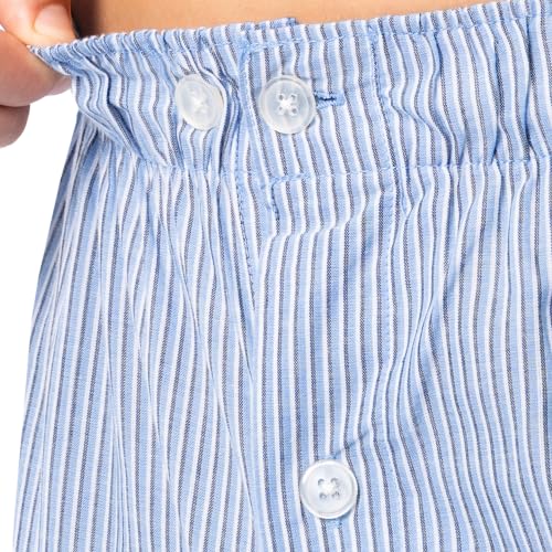 Image of Fruit of the Loom Men's Long Sleeve Broadcloth Pajama Set