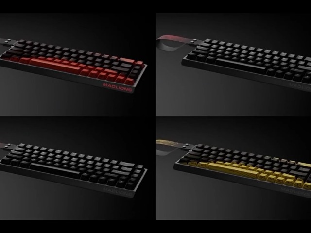 Amazon.com: MADLIONS MAD 68 R Magnetic Switch Keyboard,Hall