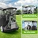 MASHELLY Golf Cart Enclosure for Club Car DS Precedent | 4-Passenger Waterproof Cover with Extended Roof & Roll-Up Windshield