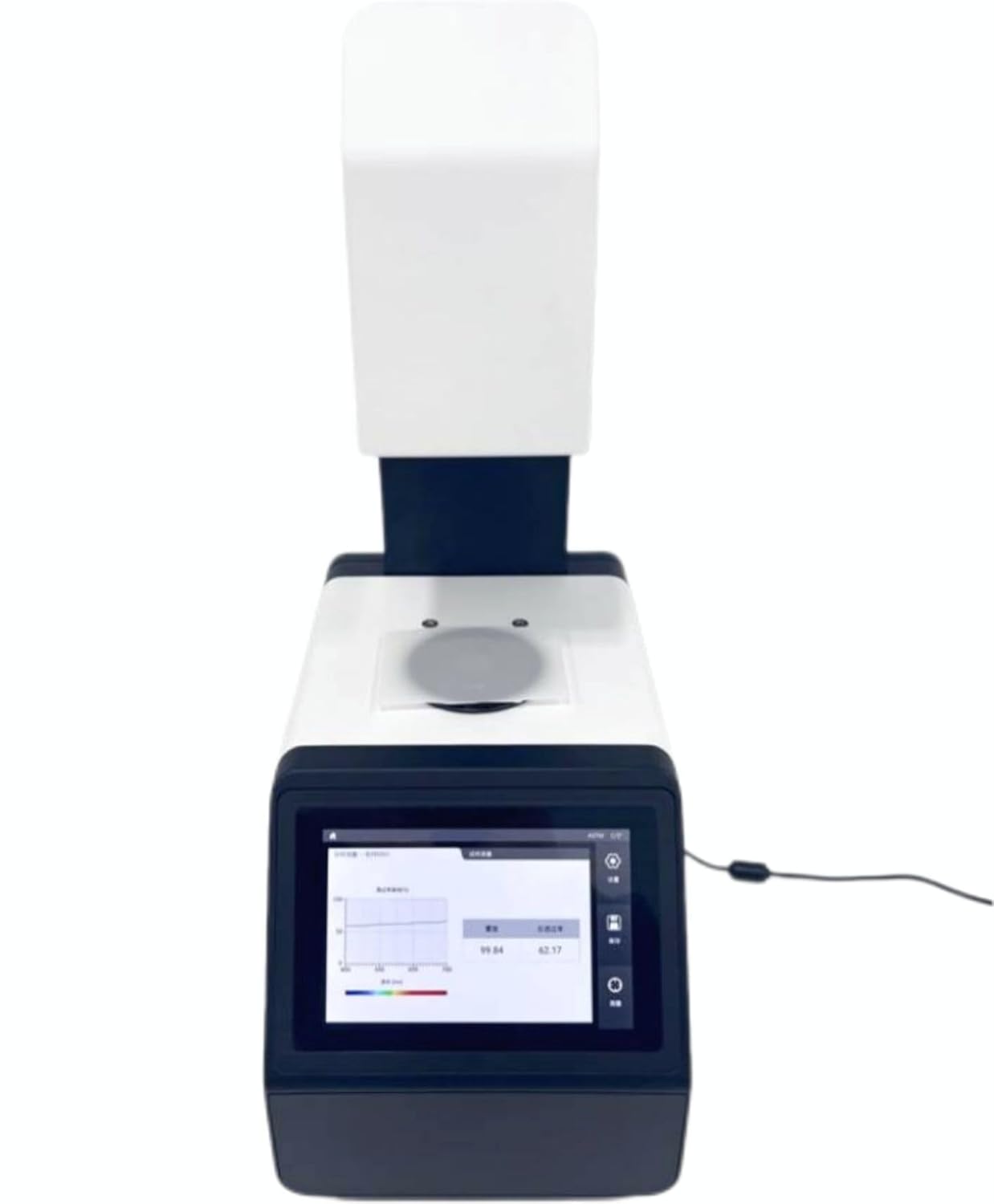 Digital Color Hazemeter Transmittance Haze Meters with 7 Inch Large Touch Screen Equipped with PC Software Optical Path Structure D/0 Transmittance Resolution 0.01% Haze Resolution 0.01%