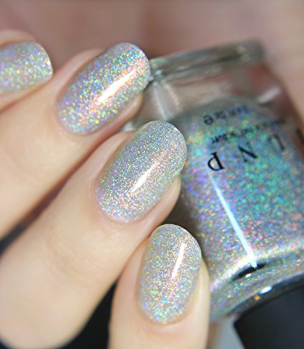 Image of ILNP Fired Up - Fiery Orange to Green Color Kissed Ultra Holo Nail Polish