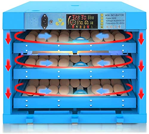 SYue Egg Incubator Automatic Turning With Egg Trays, Temperature Humidity Control Poultry Hatcher For Farm Chickens Goose Ducks