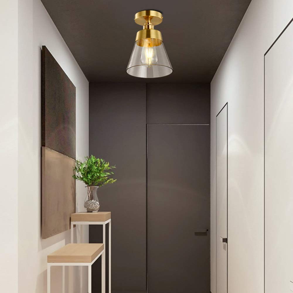 Lámpara de techo de cristal de lujo sutil estilo moderno para vestuarios selectos