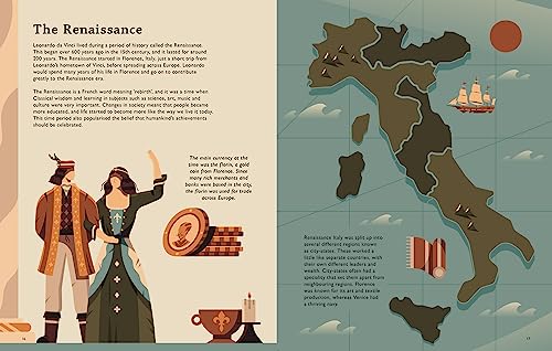 Leonardo da Vinci's Life of Invention: A stunningly illustrated children's book on da Vinci's life, inventions, art and genius - Image 3