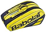 tennistaschen head Herausnehmbarer Schuhbeutel BABOLAT RH X 12 Pure Aero Tasche, Erwachsene, Unisex, Gelb Schwarz (Mehrfarbig), Einheitsgröße