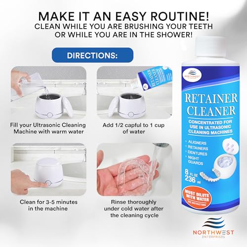 Northwest Enterprises RET001.1 Ultrasonic Retainer Cleaner Solution Concentrate thumb #4