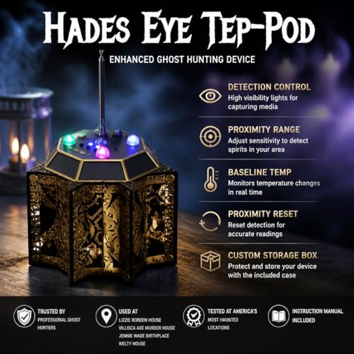 Detector Hades’ Eye TEP POD REM Ghost Hunting miniatura 2