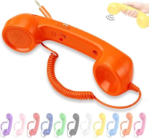 Miniatura 12 de Auricular de Teléfono Retro, 2026 Nuevo Auricular Receptor de Mango Estilo Teléfono Retro de Línea Fija, Auriculares con Cable Estilo Teléfono Retro