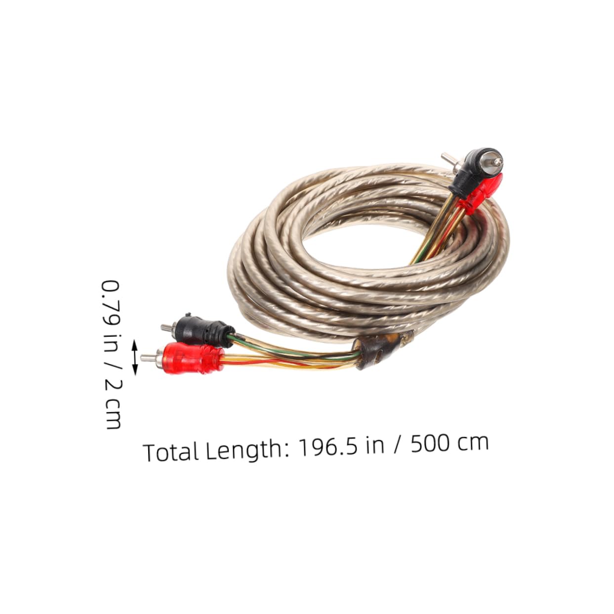 Unomor Car Audio Speaker Wire Kit Pure Speaker Wires for Car Audio Systems Durable Subwoofer Cable for Enhanced Sound and Bass Performance Auto Modifications