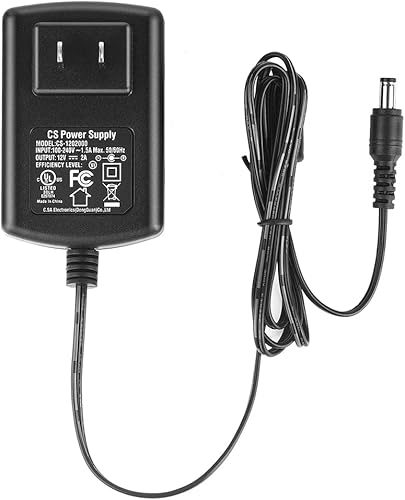 Miniatura 9 de Certificado UL Security-01 - Paquete de 2 adaptadores de CA CC 12 V 2 A, fuente de alimentación de 0.217 in x 0.083 in para cámaras CCTV DVR tira