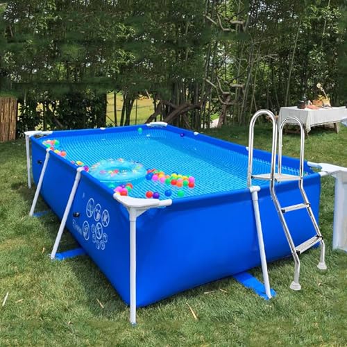 Escalera para piscina elevada de 2 peldaños en acero inoxidable 304 miniatura 2