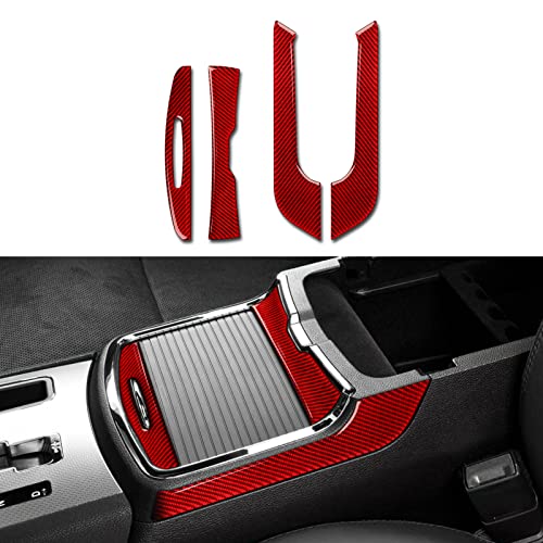 Image of Car Cup Holder Decor Cover Decals for 2011-2014 Chrysler 300 / 300C / 300S / Limited /Base Accessories Carbon Fiber Interior Stickers