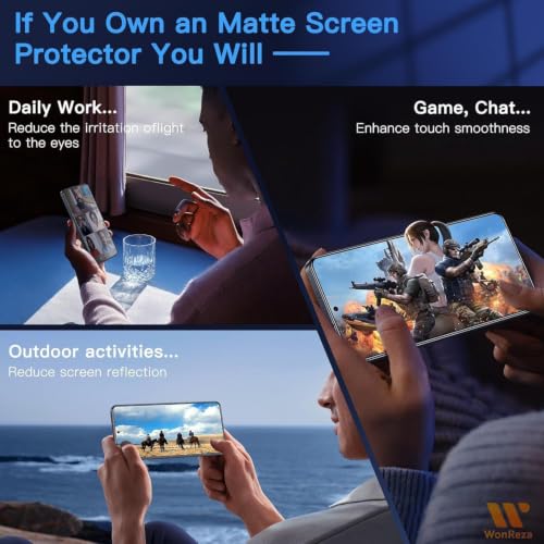 Image of Pack 1- Matte Screen Glass Protector for Realme 16x 5G Matte Tempered Glass Edge to Edge [Anti-FingerPrint | Anti-Glare | Camera Cutout] - installation Kit