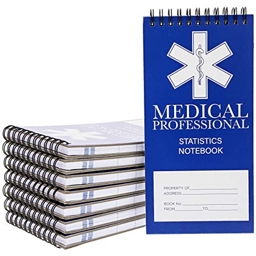 Medical Professional Spiral Notepads (4 x 8 Inches, 12-Pack)