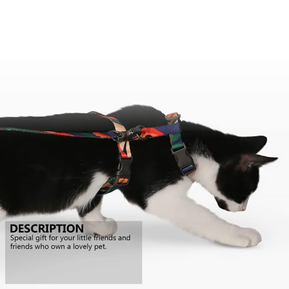 DOITOOL 3pezzi Per Gatti Con Guinzaglio Pet Supplies Per Passeggiate Sicure e Confortevoli Design Per Massima Libertà Di Movimento