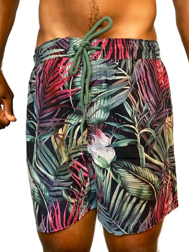 Free Folks Men's Swim Trunks, Blue, Polyester, Quick Dry, Sizes 38, 40, 42, 44