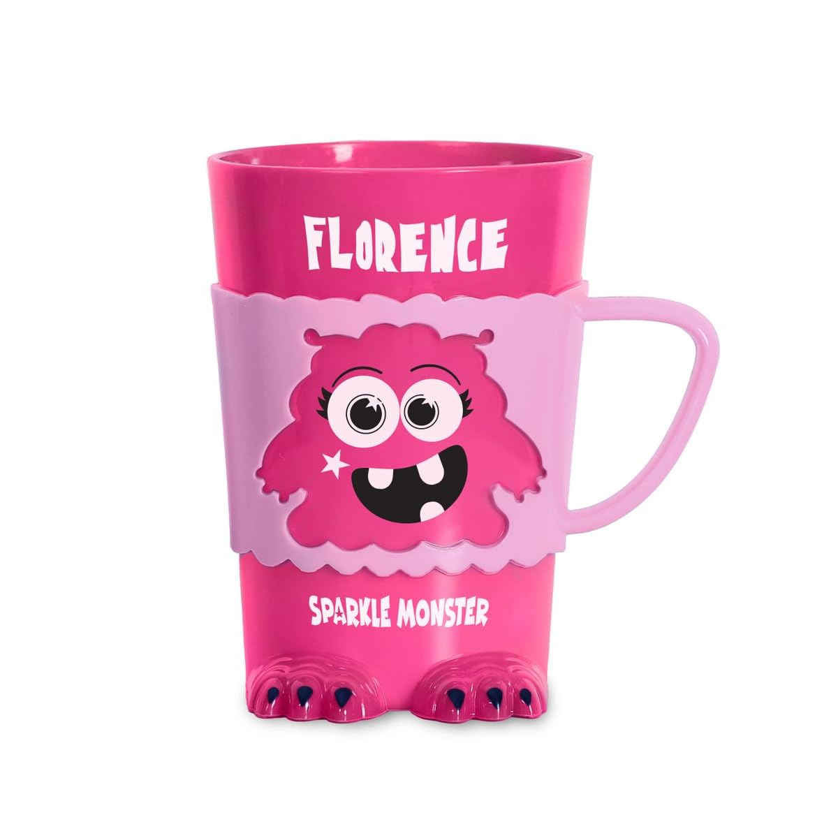 History & Heraldry Personalised Monster Mug – Pre Personalised with Popular Names Funny Monster Shaped - Unique Gift for Birthdays, Halloween, or Christmas (Florence) — image 1