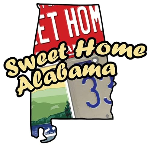 Sweet Home Alabama | State Shape | Great Gift Idea|Single |5 Inch Magnet | Made In The Usa | Car Auto Tool Box Refrigeratormagnet |S11827 #TOP1