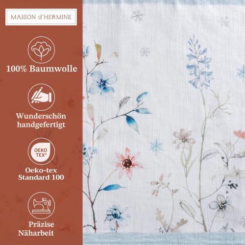 Maison d'Hermine Platzsets 100% Baumwolle (33cm x 48 cm, 4er-Set) – Ansicht 2