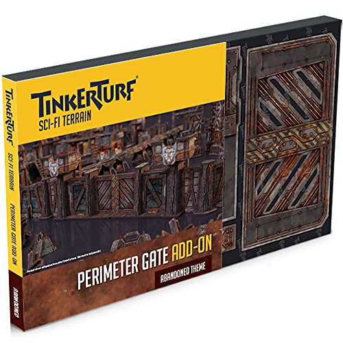 Puerta perimetral modular terreno ciencia ficción asequible para wargames futuristas