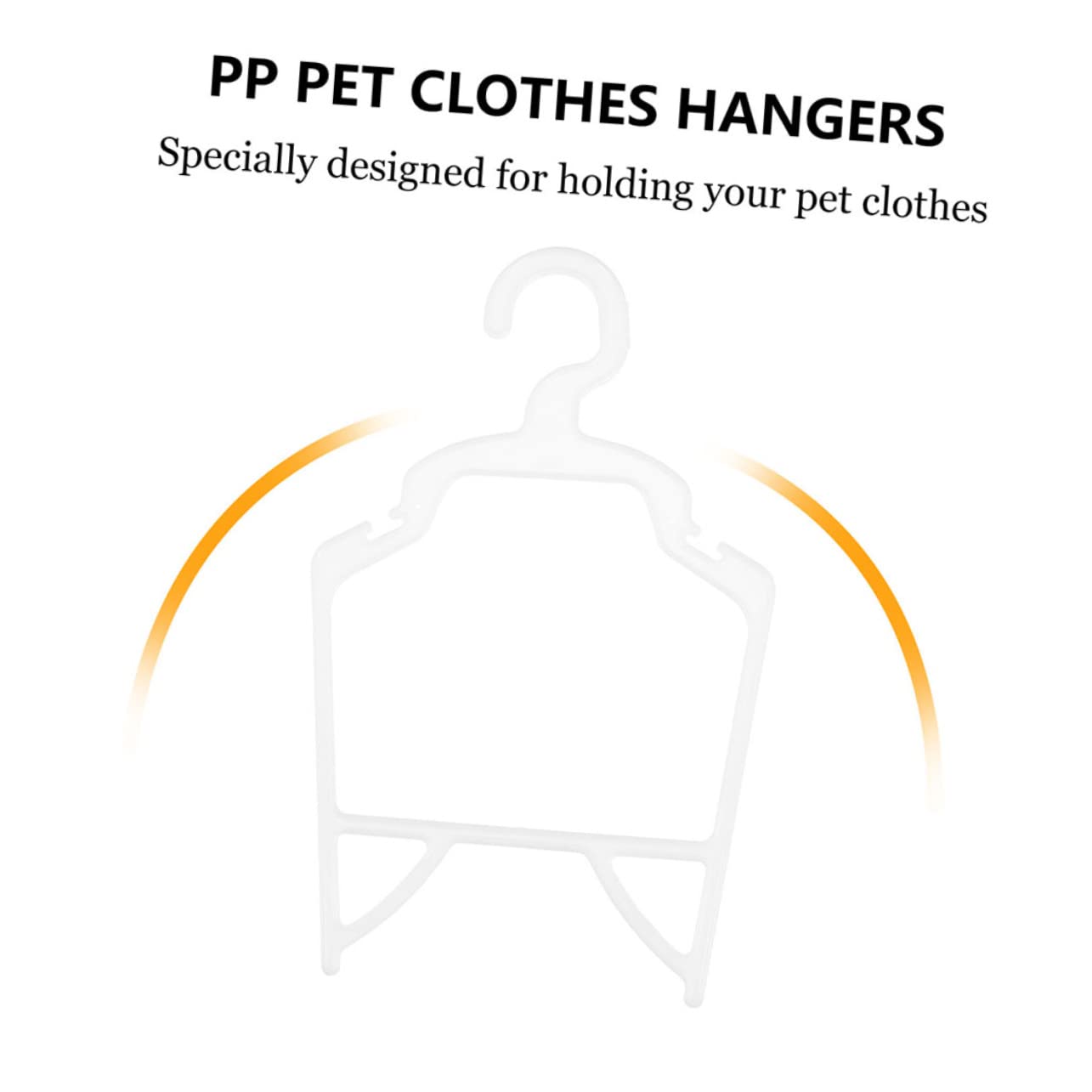 Sosoport 15Pcs Simple Style Dog Hangers Durable Pet Coat Racks for Home Versatile Clothing Hangers for Displaying Skid Design for Closet and Travel