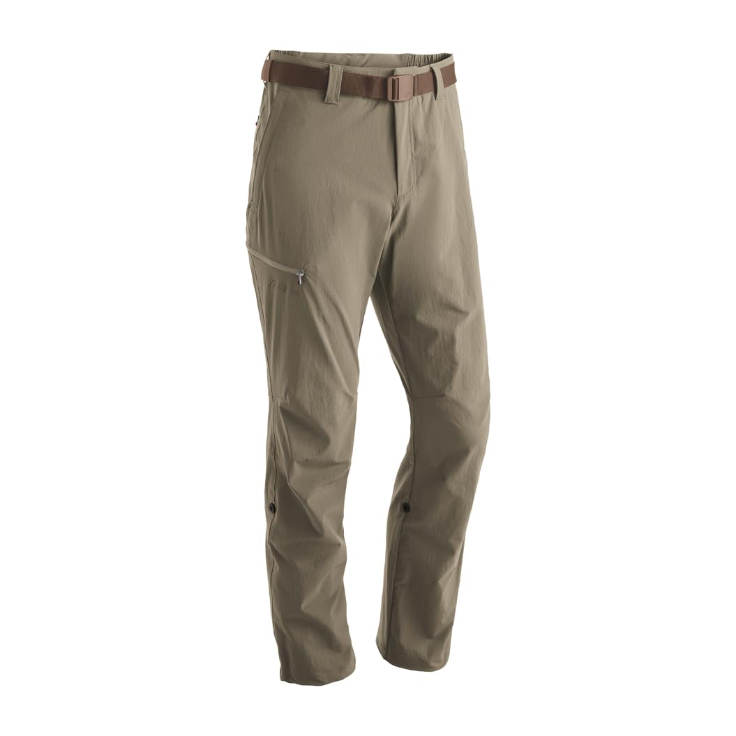 Maier Sports Nil, Herren Wanderhose, Wasserabweisende Outdoorhose für Trekking und Hiking, PFC-frei, mSTRETCH pro 4 & Dryprotec, Rollup-Funktion, Blau, 68 (W50/L34)
