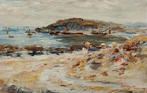 Tableau Port à droit William Mctaggart 60x90cm poster art