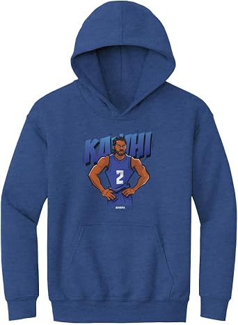 500 LEVEL Kawhi Leonard Los Angeles Caricature Los Angeles Clippers Youth Hoodie Sweatshirt