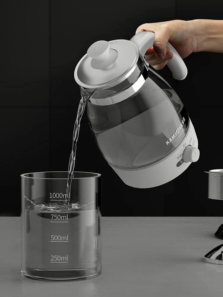 Automatic intelligent cooking device glass boil tea ware Electric kettle Spray tea maker glass tea pot (A52 white EU plug)
