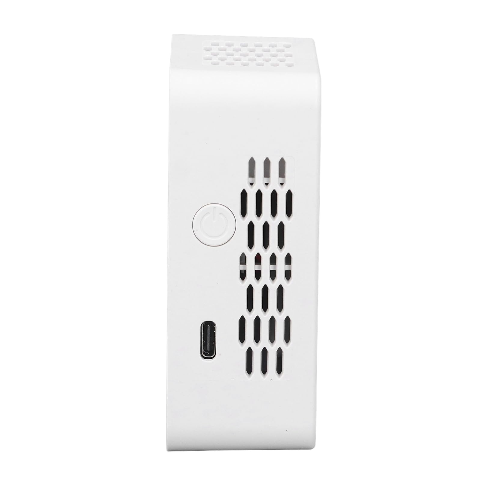 Greensen Détecteur de CO2, Moniteur de Qualité de L'Air Testeur de Qualité de L'Air Intérieur Compteur de CO2 avec Affichage en Temps Réel Lumière Clignotante Détection par (White)