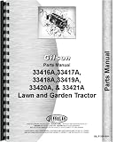 Gilson 33421A Rasen- und Gartentraktorteile Handbuch