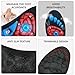 Magnetic Acupressure Insoles，Orthopedic Insoles，Relieve Tired can be Used by Both Men and Women (Red, M-US(9.5-10.5))