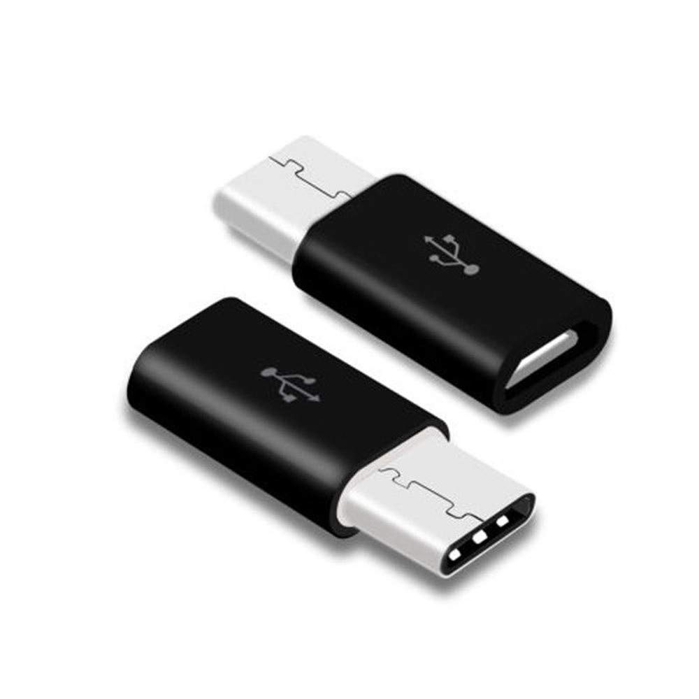 ANRANK USB 3.1 Type-C Male to Micro USB Female Converter Adapter (2 Pack)