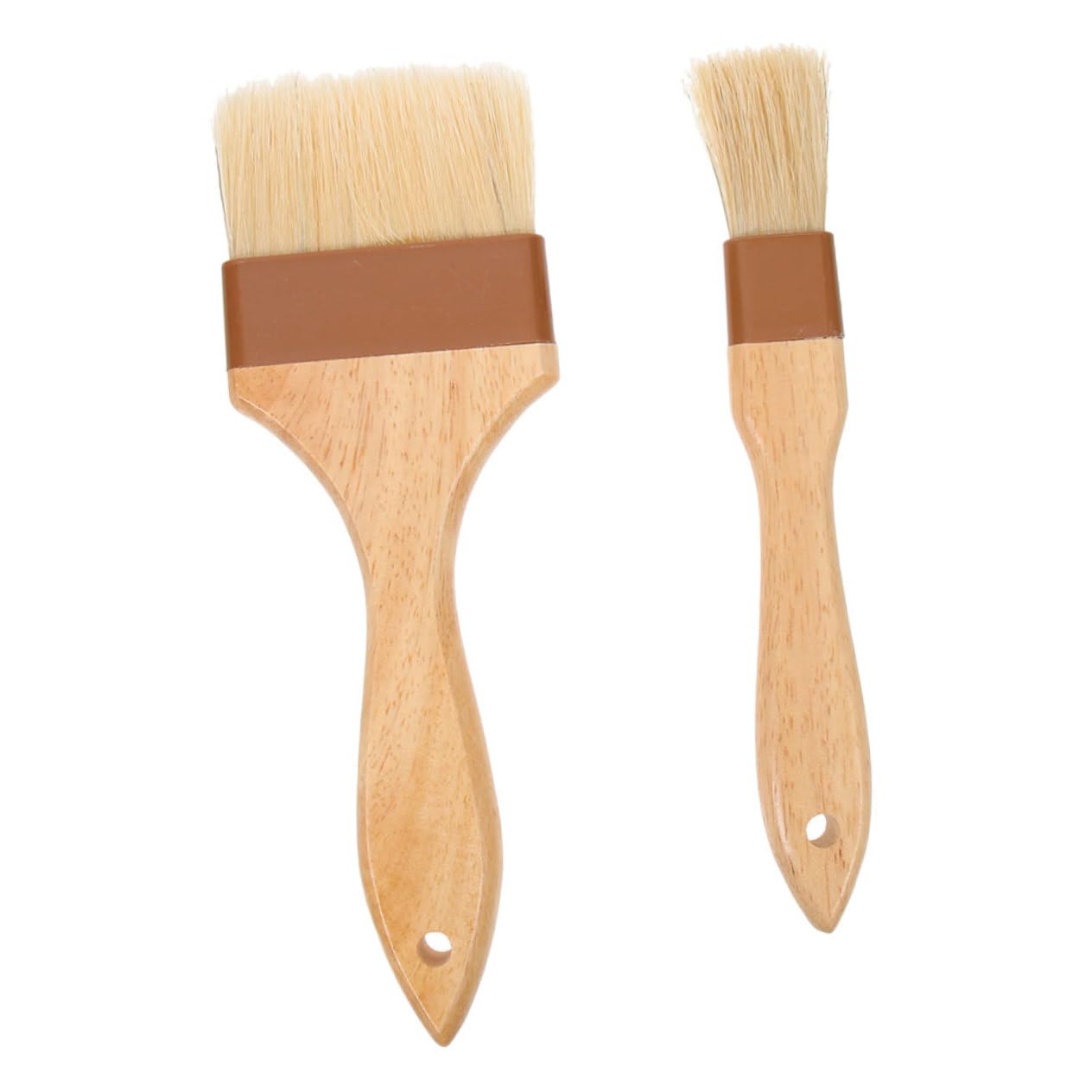 Luxshiny 2pcs Oil Brush Basting Brush for Grilling Baking Versatile Kitchen Tool with Beech Handle for Bbqs Picnics and Family Gatherings