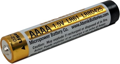 Miniatura 31 de ATOMIC AAAA 1.5V LR61 E96 MN2500 AM6 Batería ultra alcalina (paquete de 8)