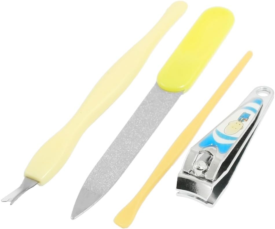 4 in 1 Cuticle Trimmer Silver Tone Nail Cutter Beauty Tool for Ladies