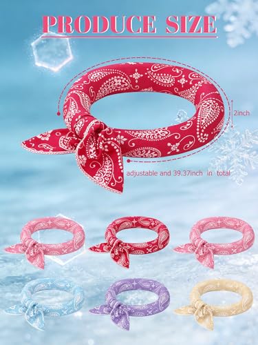 Image of Coume 6 Pack Cooling Neck Wraps