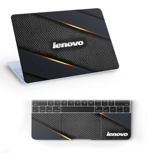 Image of Pattern L6 Top+Wrist Pad Vinyl Laptop Skin /Sticker /Cover for 17 to 17.3 Inches Laptops Laminated-Removable-HD Quality Compatible for Lenovo (16.5x11 Inches)