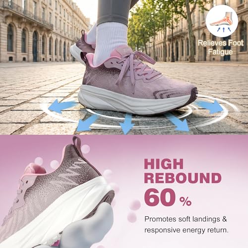 Image of ZOVE Wide Toe Box Shoes Women Extra Wide Width Sneakers Ultra Light Road Running Shoes Non-Slip Tennis Sneakers Breathable Walking Athletic