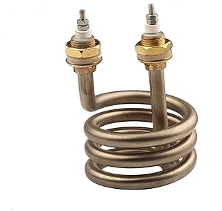 MIAOMIAO Élément Chauffant électrique adapté à l'élément de Chauffage Tubulaire mécanique, d'immersion distillée, Tube de Chauffage en Acier à Spirale Service