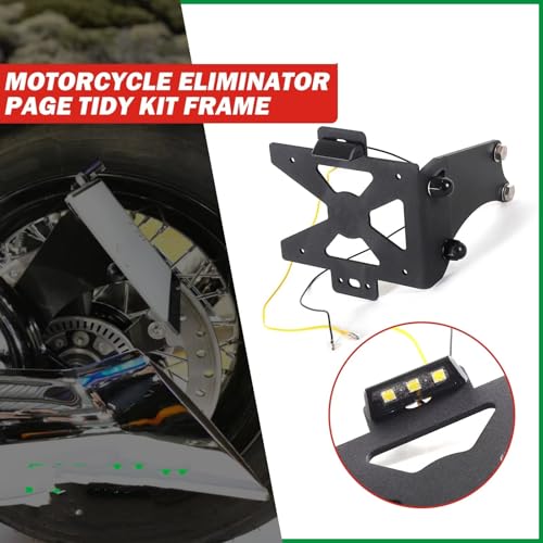 Support de Plaque BMW R18 Kit Éliminateur Arrière avec Éclairage LED