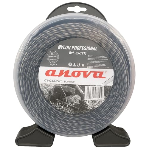 Hilo Desbrozadora Profesional Nylon Trenzado Gris 3,5mm Resistente Alta Velocidad Corte Preciso 36 Metros Compatibilidad Universal Césped Maleza Jardín Matorrales Uso Intensivo Alta Durabilidad