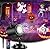 Halloween Christmas Projector Lights Outdoor 14 HD Slides (3D Ocean Wave +Patterns) LED Landscape Lights Waterproof Holiday Projector Lights Xmas Halloween Decorations Projector for Yard Garden